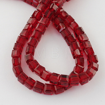 Glass Bead Strands X-GLAA-R041-6x6mm-02-1