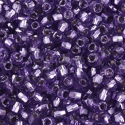 Silver Lined Glass Seed Beads SEED-T007-18A-09-1