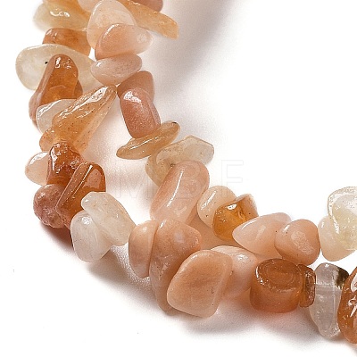 Natural Pink Aventurine Beads Strands X-G-E607-A13-1