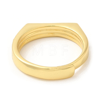 Rack Plating Brass Adjustable Ring RJEW-Q770-27G-1