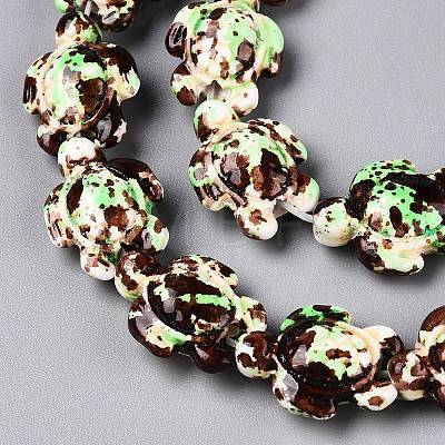 Synthetic Turquoise Dyed Beads Strands G-P507-05A-7-1