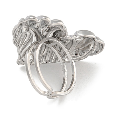 304 Stainless Steel Ring for Women RJEW-U014-07P-1