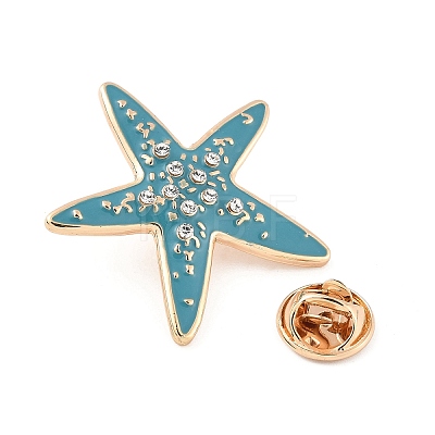 Alloy Enamel Brooches PALLOY-D363-01A-KCG-1