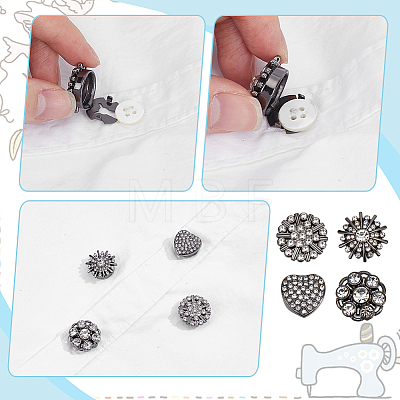 Alloy Cufflinks BUTT-NB0002-19B-1