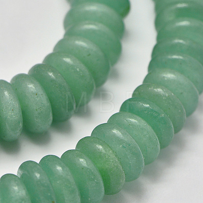 Natural Green Aventurine Heishi Beads Strands G-K208-23-6mm-1