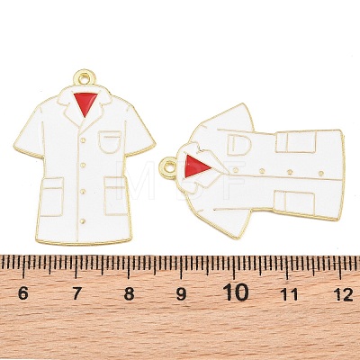 Medical Theme Alloy Enamel Pendants AL-CBA2919-03G-12C-1
