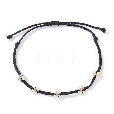 Handmade Glass Seed Bead Braided Bead Bracelets AU9604-5-1