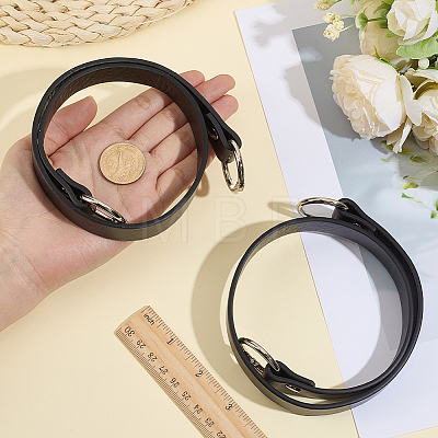 2Pcs PU Leather Purse Strap Extenders DIY-CL0001-89A-1