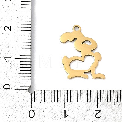 201 Stainless Steel Pendants STAS-F316-25G-1