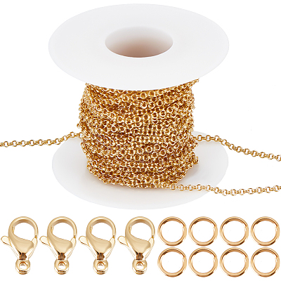 Beebeecraft DIY Chain Bracelet Necklace Making Kit CHC-BBC0001-04-1