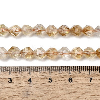 Heated Natural Citrine Beads Strands G-Z119-A37-01-1