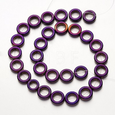 Electroplate Non-magnetic Synthetic Hematite Beads Strands G-F300-04-04-1