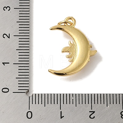 Rack Plating Brass Enamel Pendants KK-P267-20G-1