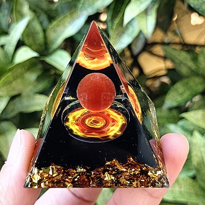 Orgonite Pyramid Resin Energy Generators PW-WGF3C3E-01-1