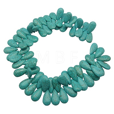 Synthetic Turquoise Beads TURQ-13X10-159-1