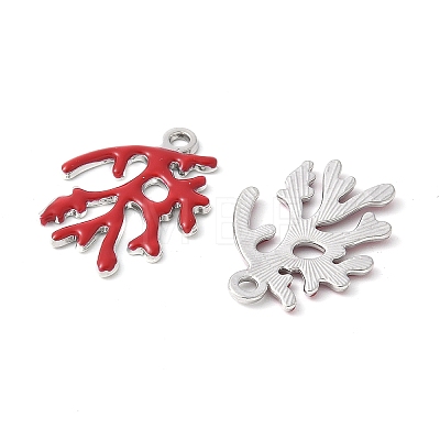 Alloy Enamel Pendants PALLOY-E775-01B-1