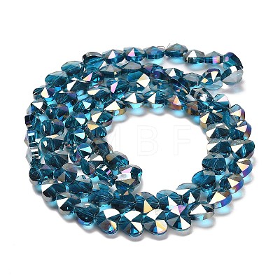 Electroplate Glass Beads Strands EGLA-B004-01A-AB10-1