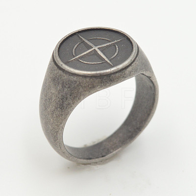 304 Stainless Steel Finger Rings FS-WG5F41B-76-1