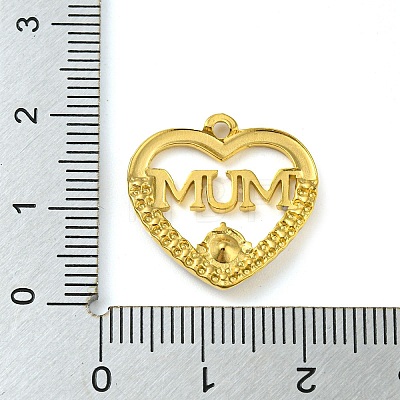 Ion Plating(IP) Real 18K Gold Plated 304 Stainless Steel Rhinestone Pendants STAS-P341-08G-01-1