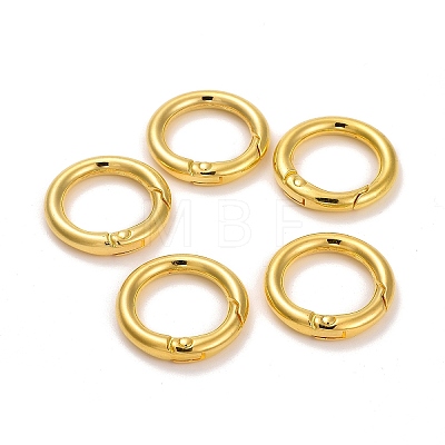 Alloy Spring Gate Rings Y-PALLOY-M015-01G-1