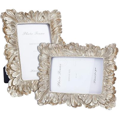 4x6 Inch Embossed Resin Photo Frames AJEW-WH0258-489-1