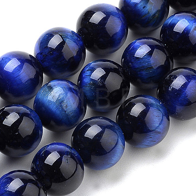 Natural Tiger Eye Beads Strands G-S259-03B-12mm-1