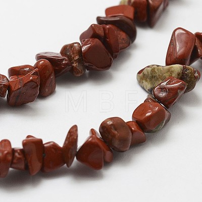 Natural Red Jasper Beads Strands X-G-F328-20-1
