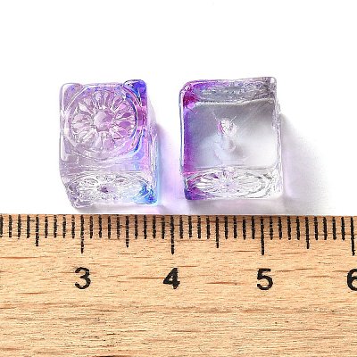 Transparent Glass Beads GLAA-A012-04F-1