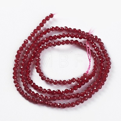 Glass Beads Strands EGLA-E057-02B-14-1