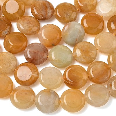 Natural Topaz Jade Beads Strands G-L648-B20-15mm-1