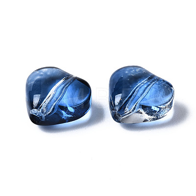 Transparent Spray Painted Glass Beads LS-X-GGLA-S054-012A-03-1