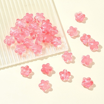 30Pcs Baking Paint Glass Beads GLAA-FS0001-99G-1
