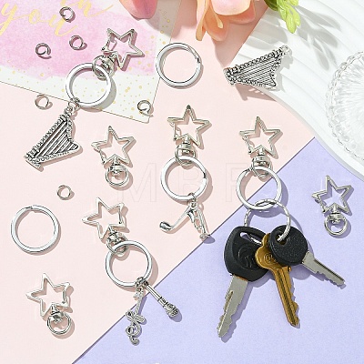 DIY Keychain Making Finding Kits DIY-YW0009-47-1