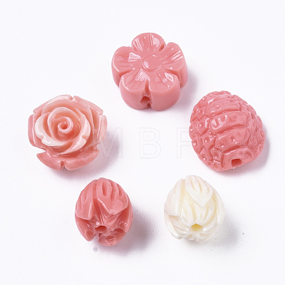 Synthetic Coral Beads CORA-R019-041-1