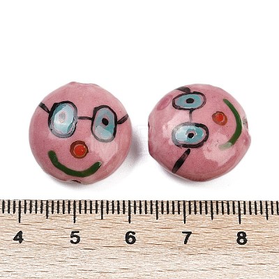 Handmade Porcelain Beads PORC-I029-08D-1