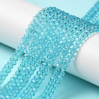 Transparent Glass Beads Strands LS-EGLA-A035-T3mm-D08-1