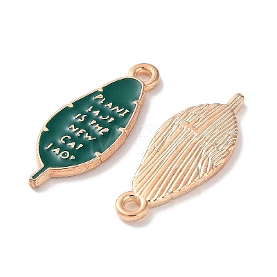 Alloy Enamel Pendants ENAM-O001-04A-G-1