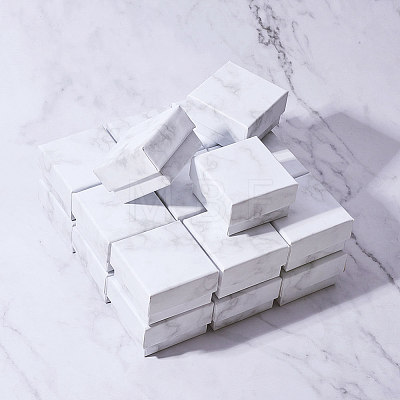 Paper Cardboard Jewelry Ring Boxes LS-X1-CBOX-E012-05A-1