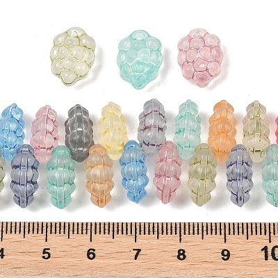 Baking Paint Opaque Glass Beads GL-CBA4370-06-1
