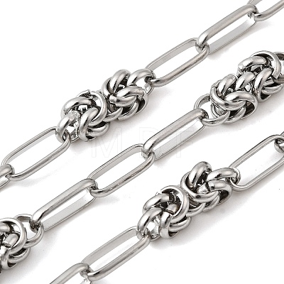 304 Stainless Steel Figaro Chains CHS-K024-08P-1