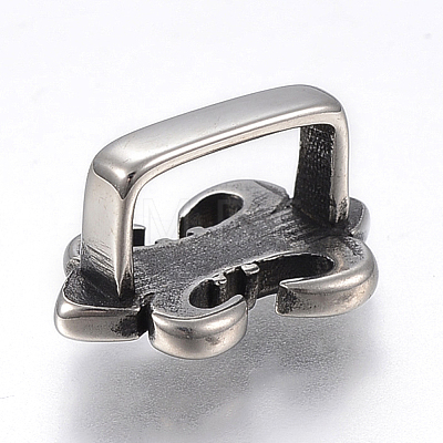 304 Stainless Steel Slide Charms STAS-F169-23AS-1