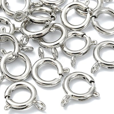 SHEGRACE Brass Spring Ring Clasps XGRPCN135-222P-1
