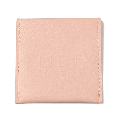 Square PU Leather Jewelry Flip Pouches LS-PAAG-PW0007-11A-1