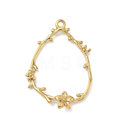 304 Stainless Steel Pendants STAS-G373-02G-01-1