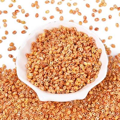 Picasso Glass Seed Beads GL-N001-02G-1