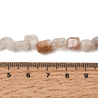 Natural Thousand Layer Phantom Quartz Layered Lodolite Quartz Thousand Layer Garden Quartz Beads Strands GG-CBAC13F-A04-01-1
