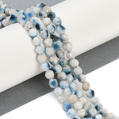 Natural Blue Ice Glacierite Stone Beads Strands G-B092-A01-01-1