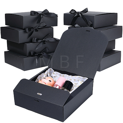 Folding Paper Gift Boxes with Ribbon LS-CON-WH20001-11B-02-1