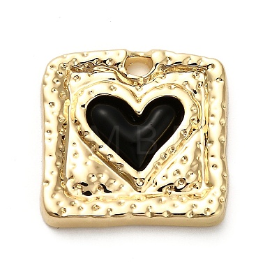 Alloy Enamel Pendants FIND-A051-09A-01G-1