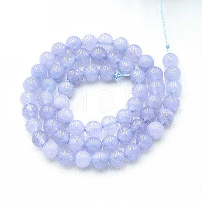 Natural Quartz Beads Strands G-N355-6mm-47-1